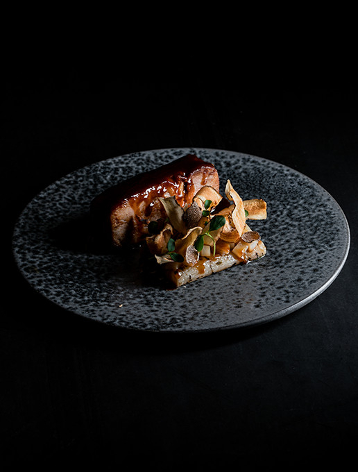 A gourmet holiday dish to celebrate Christmas at the Dans le Noir ? restaurant