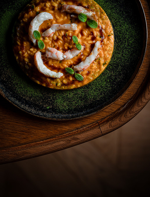 Unusual dish for a Halloween evening at Dans le Noir ? restaurant